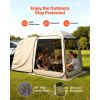 Screen House Tent, 6 x 6 ft, 4-6 Person Pop Up SUV Tailgate Tent, Portable Screened in Canopy with Carry Bag, Netting Sides, for Outdoor