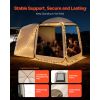 Screen House Tent, 6 x 6 ft, 4-6 Person Pop Up SUV Tailgate Tent, Portable Screened in Canopy with Carry Bag, Netting Sides, for Outdoor