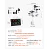 5-in-1 Wi-Fi Weather Station, 7.5-Inch VA Display, Wireless Solar Powered Outdoor Sensor, Rain Gauge, Indoor Outdoor for Weather Forecast