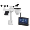 7-in-1 Wireless Weather Station with Wi-Fi, 7" TFT Colorful Display, Solar-Powered Outdoor Sensor, Indoor & Outdoor Monitoring