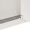 0.83 sq.ft Wall Safe, 3-Tier Hidden Wall Safe with Password, Key & Turning Knob