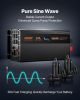 Sump Pump Battery Backup System, 3000W, Auto Switches to Battery Inverter for Continuous Sump Pump Operation, Pure Sine Wave, LCD Display