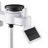 7-in-1 Wi-Fi Weather Station with APP, 7.5-Inch VA Display, Wireless Solar Powered Outdoor Sensor, Rain Gauge, Indoor Outdoor for Weather Forecas