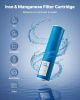 Whole House Water Filter Replacement Cartridge, 4.5" x 20" Iron & Manganese Reducing Replacement Filter for 3-Stage Whole Home Water Filtration S