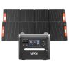 Portable Power Station, 2400W Portable Solar Generator with 2PCS * 200W Foldable Solar Panels