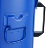 Fryer Grease Bucket, 10 Gal Oil Disposal Caddy Carbon Steel Fryer Oil Bucket with Rust-Proof Coating, Oil Transport Container with Lid, Lock Clip
