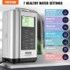 Alkaline Water Ionizer Machine, pH 3.5-10.5 Alkaline Acidic Hydrogen Water Purifier, 7 Water Settings Home Filtration System, Up to -650mV ORP