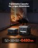 Portable Power Station, 2400W 2160Wh Power Station Solar Generator with 10 Output Ports & Adjustable Input Power