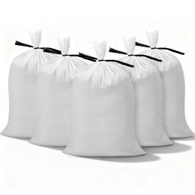 Empty Sandbags, 500 Packs 16 x 26 in, Heavy Duty Sand Bags Sacks with Ties, 50lb Capacity Woven Polypropylene Sandbags
