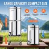 Gravity-fed Water Filter System, 2.25G 304 Stainless-Steel Countertop Filtration System, Reduces Lead and up to 99% of Chlorine
