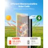 150W Foldable Monocrystalline Solar Panel, 23% Efficiency Portable ETFE Mono Solar Panel Charger with MC4 Output, Type-C, QC3.0 USB & DC Ports