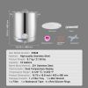 Stainless Steel Kettle, 16 GALLON Brewing Pot, Tri Ply Bottom for Beer, Brew Kettle Pot, Home Brewing Supplies Includes Lid, Handle, Thermometer
