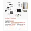 7-in-1 Wi-Fi Weather Station with APP, 7.5 in Display, Wireless Solar Powered Outdoor Sensor, with Pool Thermometer, Rain Gauge