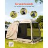 Screen House Tent, 6 x 6 ft, 4-6 Person Pop Up SUV Tailgate Tent, Portable Screened in Canopy with Carry Bag, Netting Sides, for Outdoor