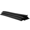 Flood Barrier, 10 Pack, 5 x 0.7 ft Flood Bags with Bucket, Reusable Water Absorbent Barrier Activated by Water, Sandless Sandbags Blockage