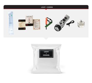 Light and Communication Refill Pack for Emergency Kits