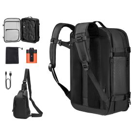 Vacuum Travel Backpack, 65L, Expandable Vacuum Seal Compression Travel Backpack with Pump, with TSA-Approved Lock, Airback Vacpack (Default: Default)