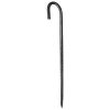 Rebar Stakes, 16-Inch, Heavy-Duty 0.4 in Diameter J Hook, Galvanized Steel Ground Anchors with Chisel Point End & Rust-Resistant Coating, for Gardeni